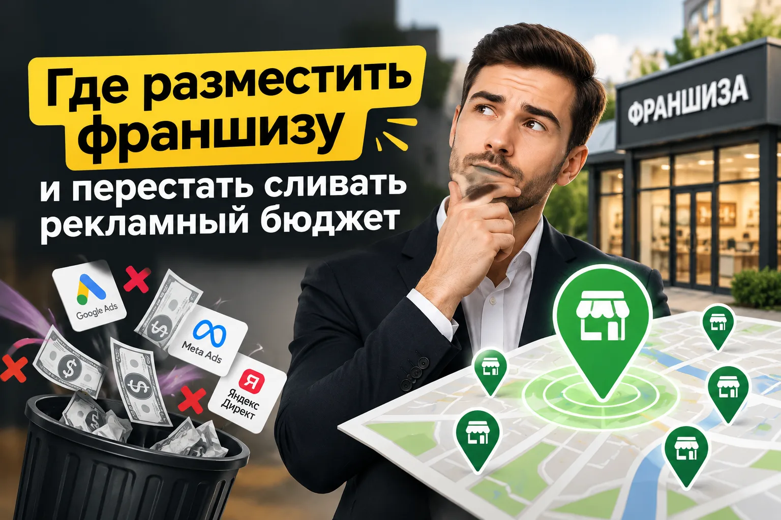 Где разместить франшизу и перестать сливать рекламный бюджет