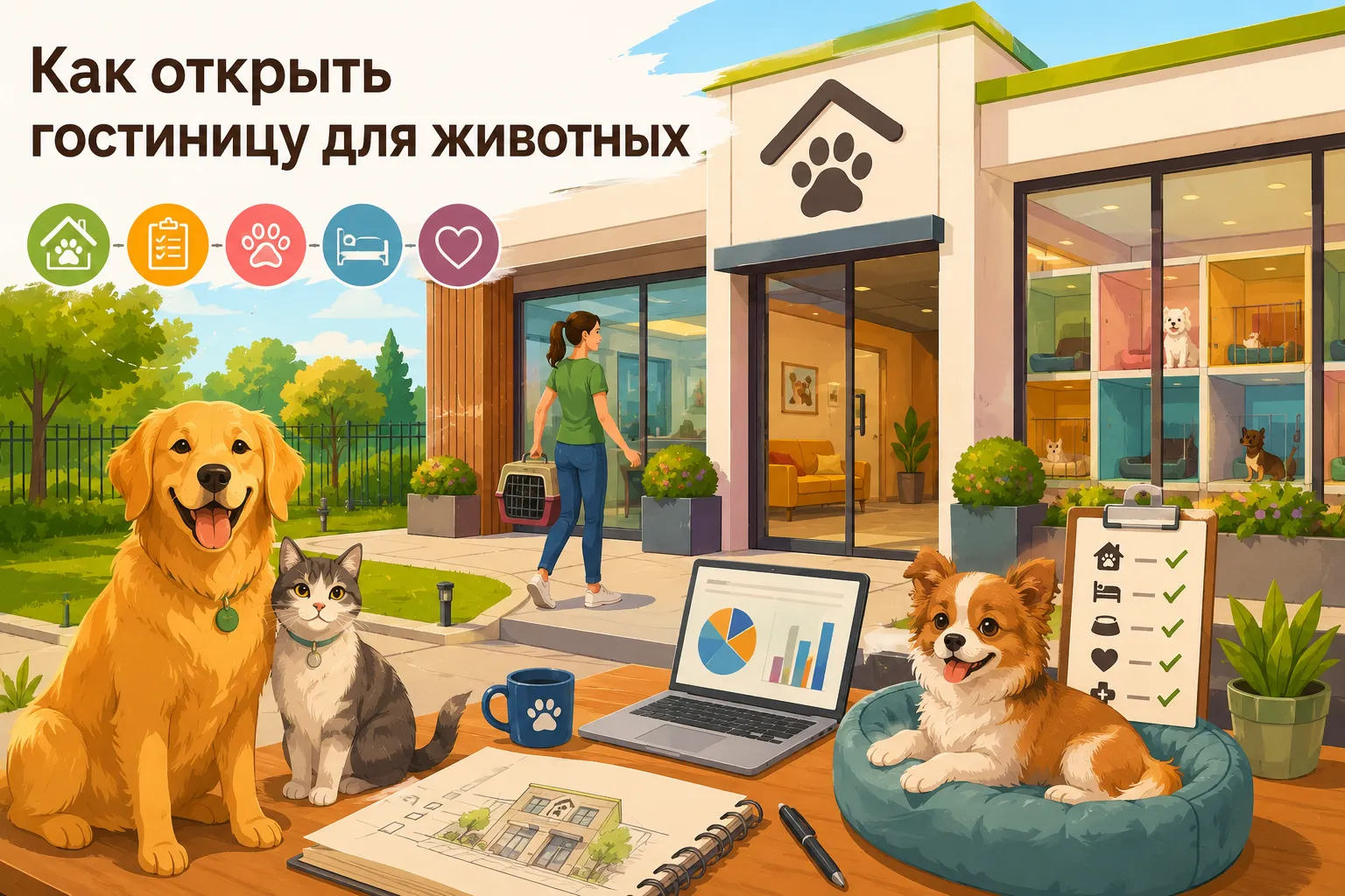 Как открыть гостиницу для животных с нуля: бизнес-план и пошаговая инструкция