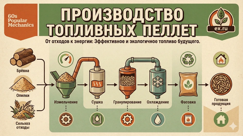 Производство топливных пеллет — как не прогореть? От идеи до бизнес-плана открытия
