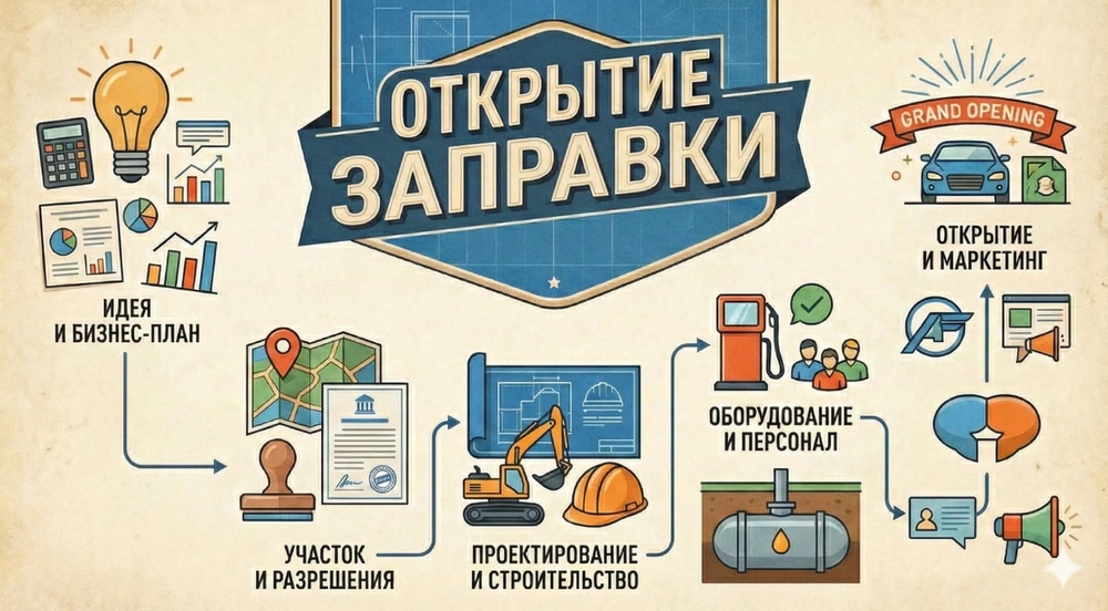 Как открыть АЗС и не прогореть — от идеи до бизнес-плана открытия автозаправки